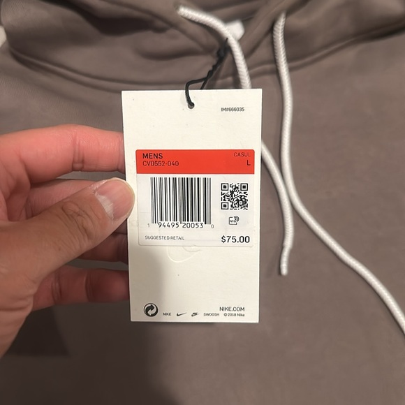 Nike Solo Swoosh Hoodie size L - Picture 3 of 3